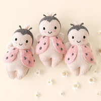 Cuddle + Kind Baby Ladybug Plush Stuffed Animal |  | Safari Ltd®
