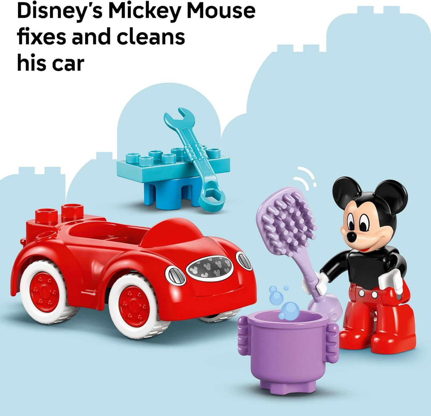 LEGO Duplo Disney Mickey Mouse Clubhouse & Car Beginner Building Set 10454 |  | Safari Ltd®