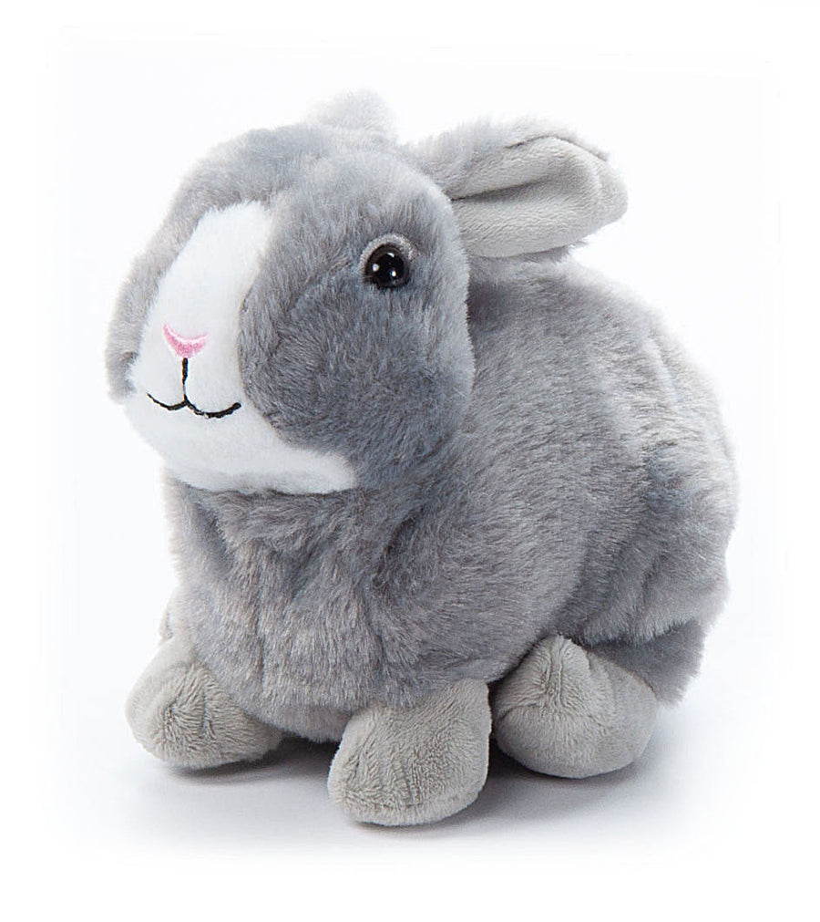 9" (20cm) Wild Onez Rabbit Grey | The Petting Zoo | Safari Ltd®