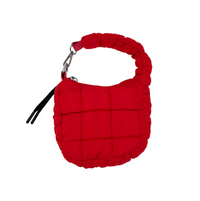 Puffer Quilted Mini Purse - Red |  | Safari Ltd®