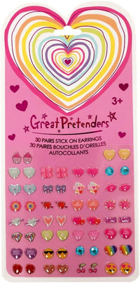 Great Pretenders Heart Sticker Earrings (30 pairs) |  | Safari Ltd®