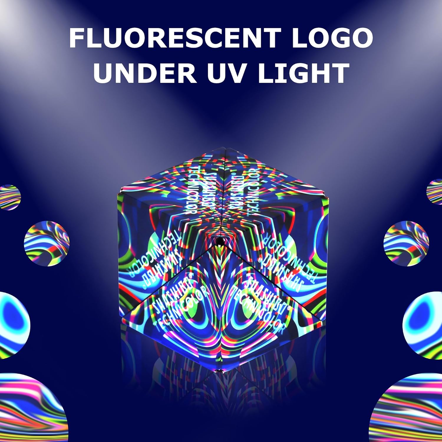 Shashibo Holographic Shape Shifting Box - Technicolor |  | Safari Ltd®