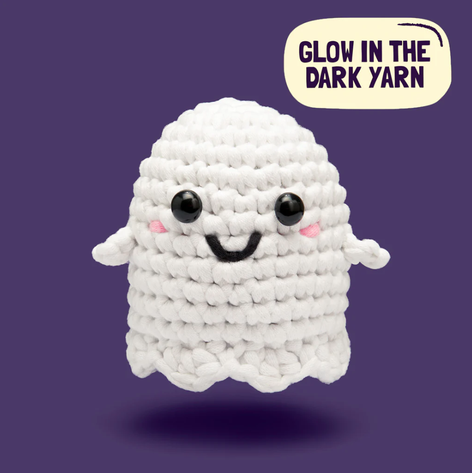 Snooky the Ghost - Woobles Beginner Crochet Amigurumi Kit