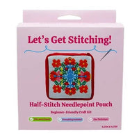 Floral Needlepoint Bag Kit