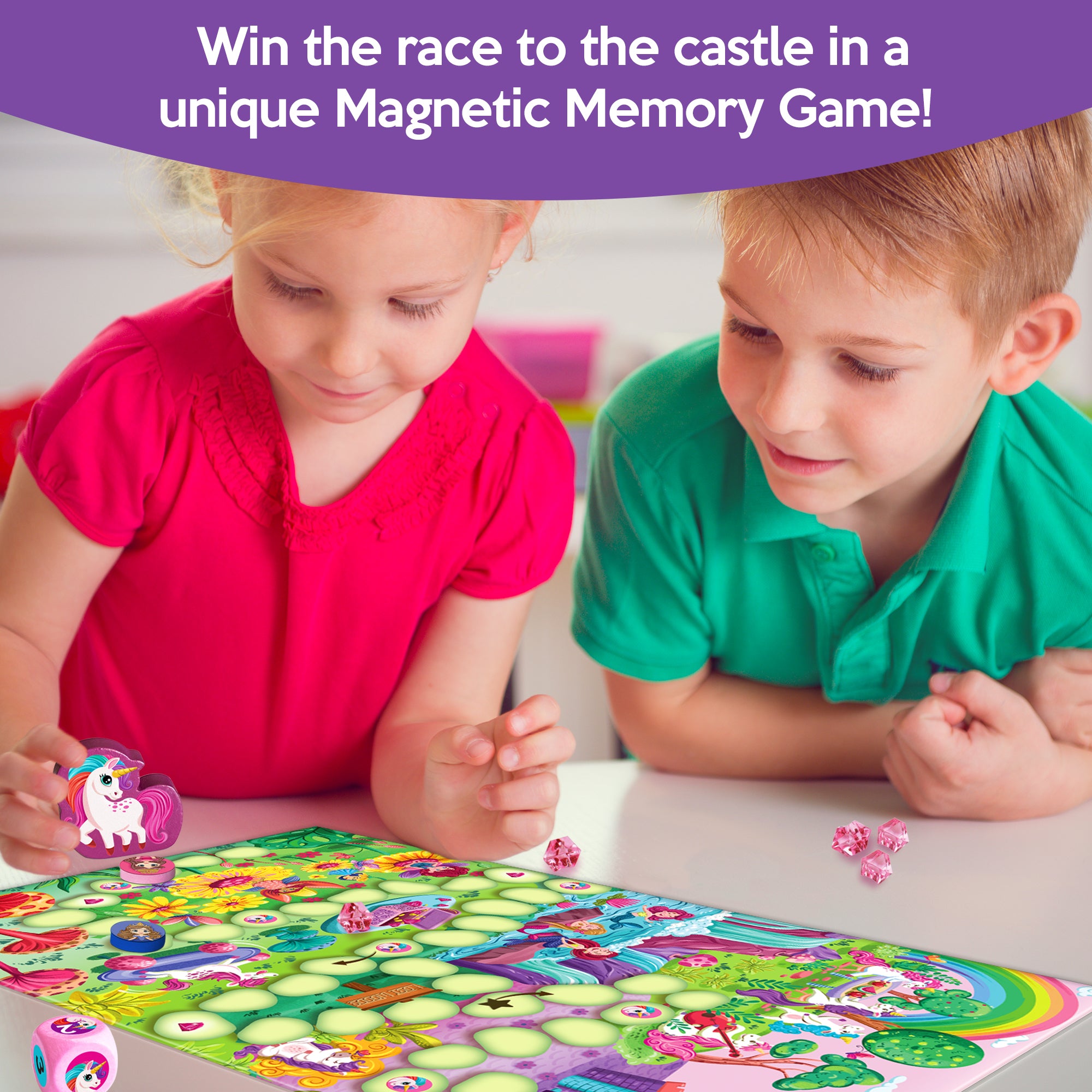 Chalk & Chuckles The Princess Race Memory Board Game | Safari Ltd®