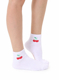 Living Royal Cherry Classic Ankle Socks |  | Safari Ltd®