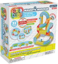 RAIL CUBE Magnetic Monorail 32 Piece Starter Set |  | Safari Ltd®