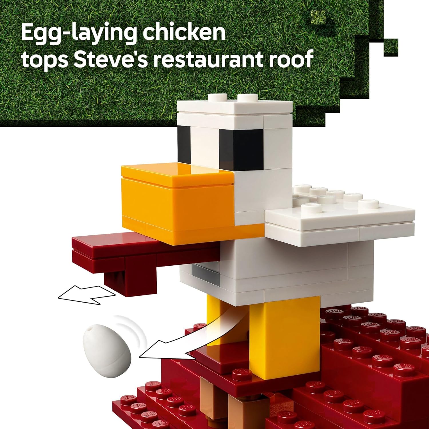 LEGO Minecraft - The Ghast Balloon Village Attack Building Set 21273 |  | Safari Ltd®
