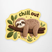 Sensory Sticker- Chill Out Sloth