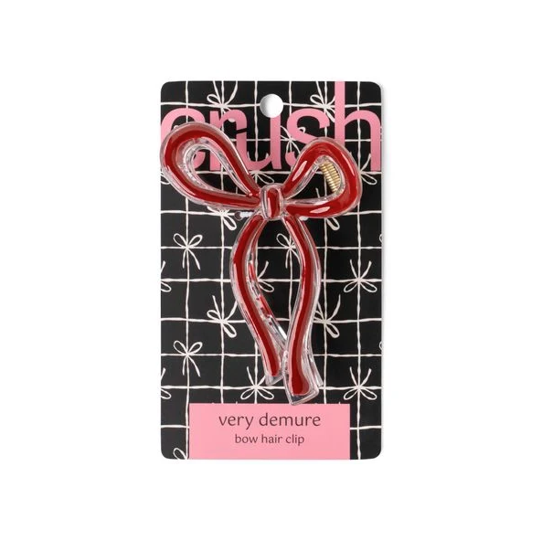 Crush Very Demure Bow Hair Clip