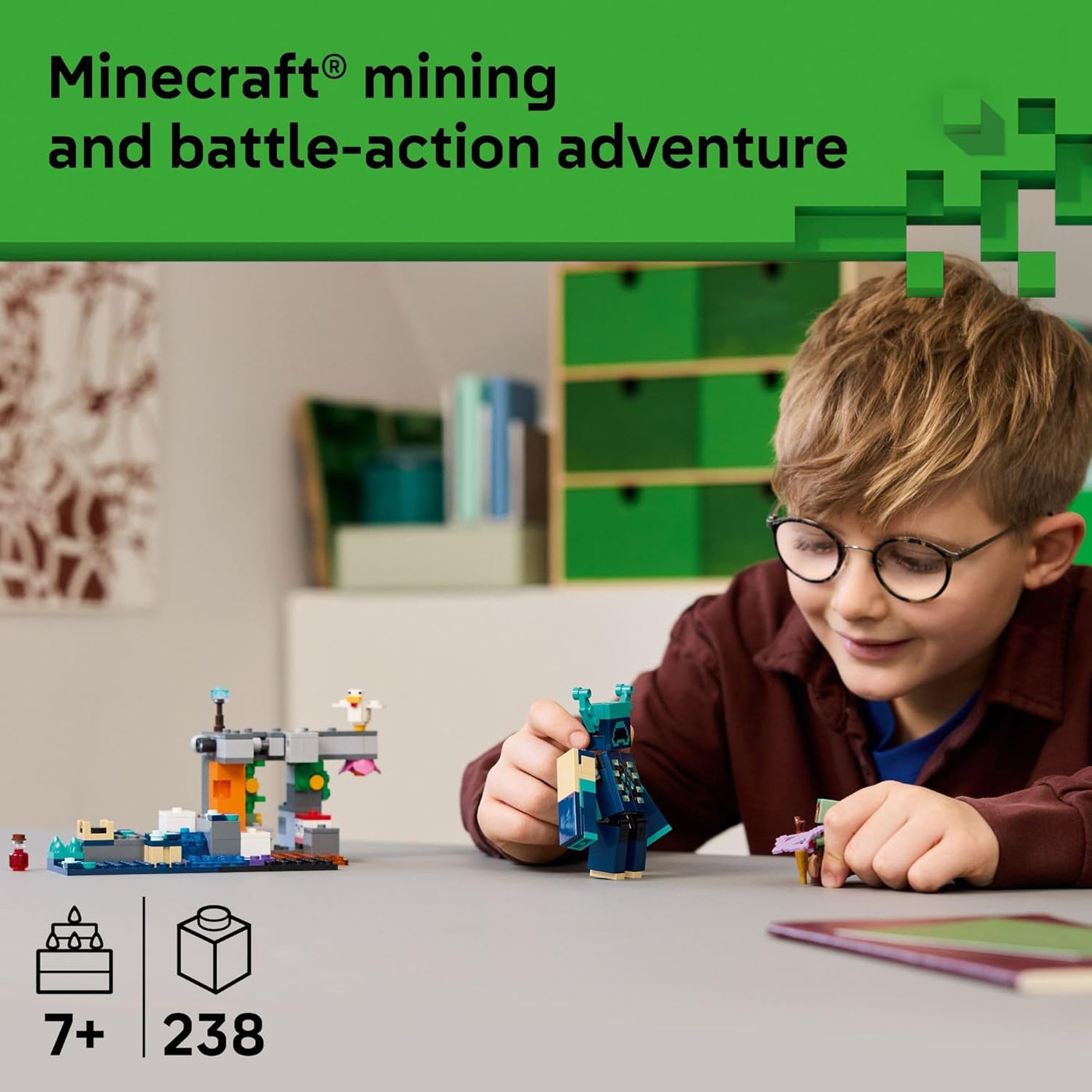 LEGO Minecraft - The Warden Encounter Building Toy Set 21274 |  | Safari Ltd®