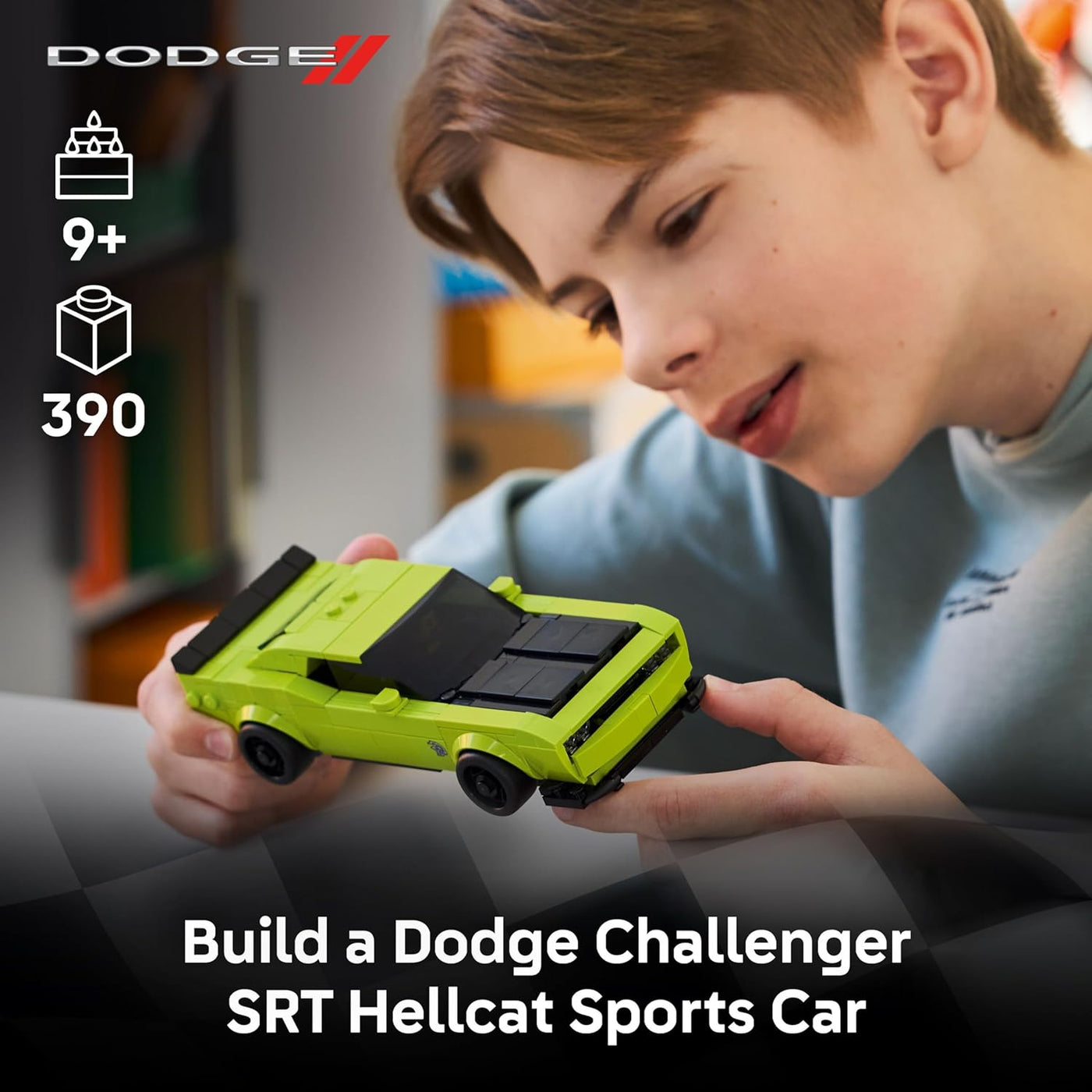 LEGO Speed Champions Dodge Challenger SRT Hellcat Sports Car Building Toy Set 77237 |  | Safari Ltd®