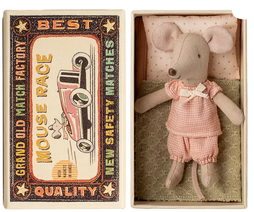 Maileg Little Sister Mouse In Matchbox | Safari Ltd®