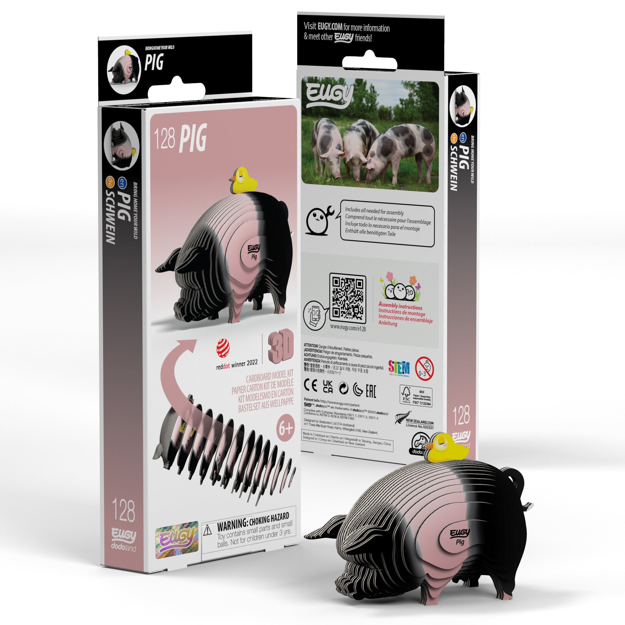 EUGY Pig 3D Puzzle