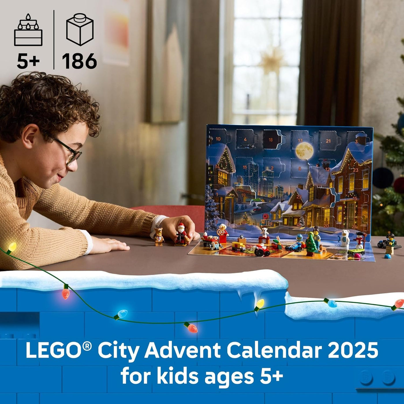 LEGO City Advent Calendar 2025 - 24 Buildable Surprises