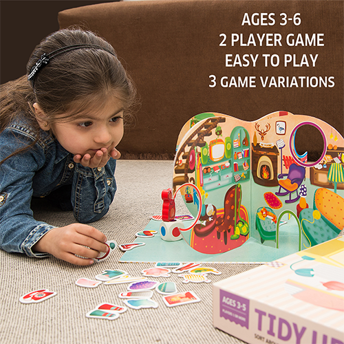 Chalk & Chuckles Tidy Up Matching & Sorting Game |  | Safari Ltd®