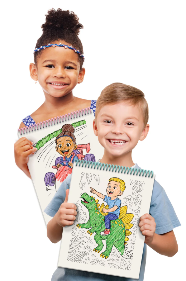 COLORables! Create Your Own Coloring Book Kit |  | Safari Ltd®