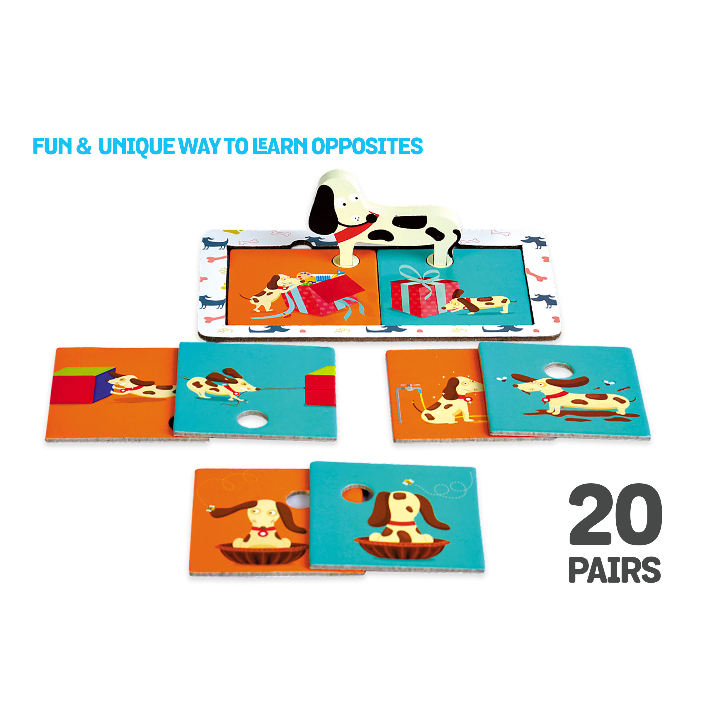Chalk & Chuckles Clever Dog Game |  | Safari Ltd®