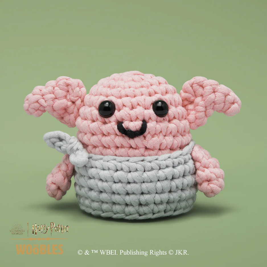 Harry Potter's Dobby the Elf - Woobles Beginner Crochet Amigurumi Kit