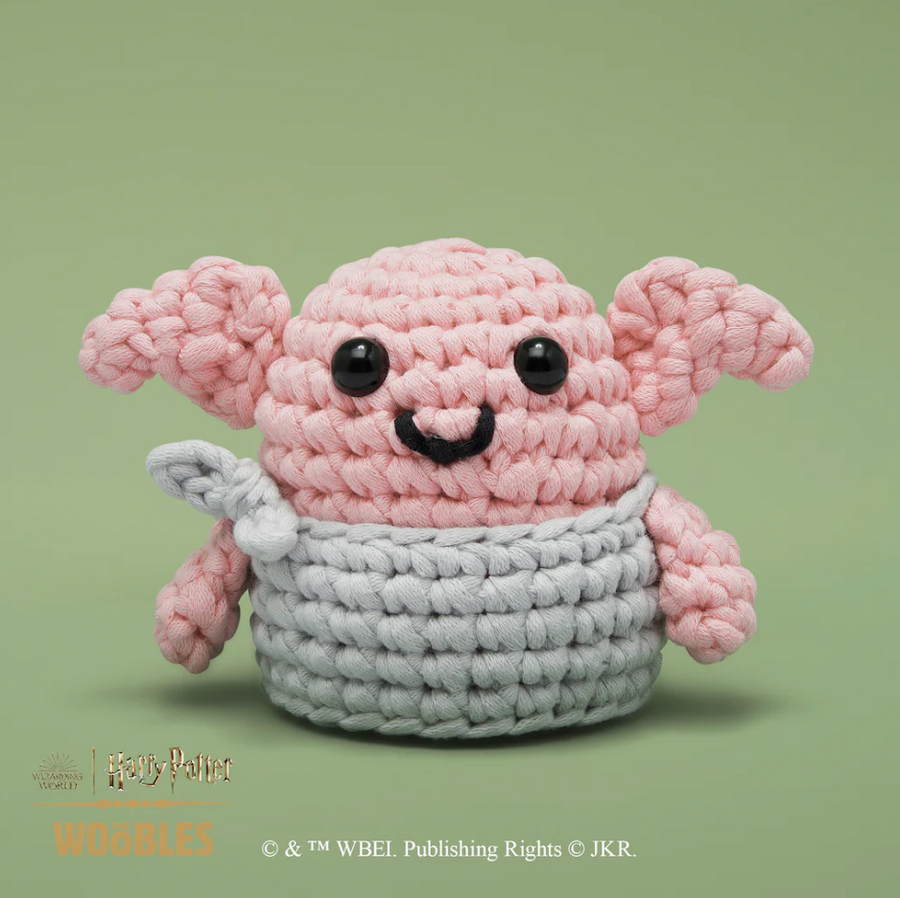 Harry Potter's Dobby the Elf - Woobles Beginner Crochet Amigurumi Kit