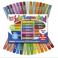 Kwik Stix Tempera Paint Art Set 30 colors