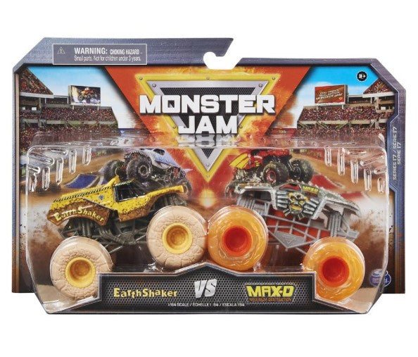 Monster Jam, Official 1:64 Scale Die-Cast Monster Trucks 2-Pack |  | Safari Ltd®