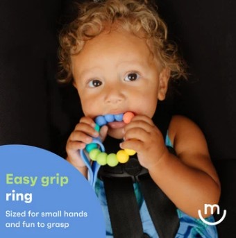 morepeas Rainbow Ring Teether
