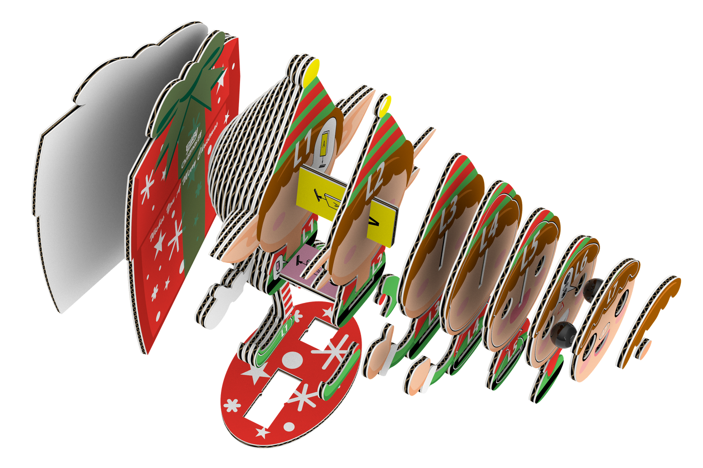 EUGY Christmas Elf 3D Puzzle | Eugy | Safari Ltd®
