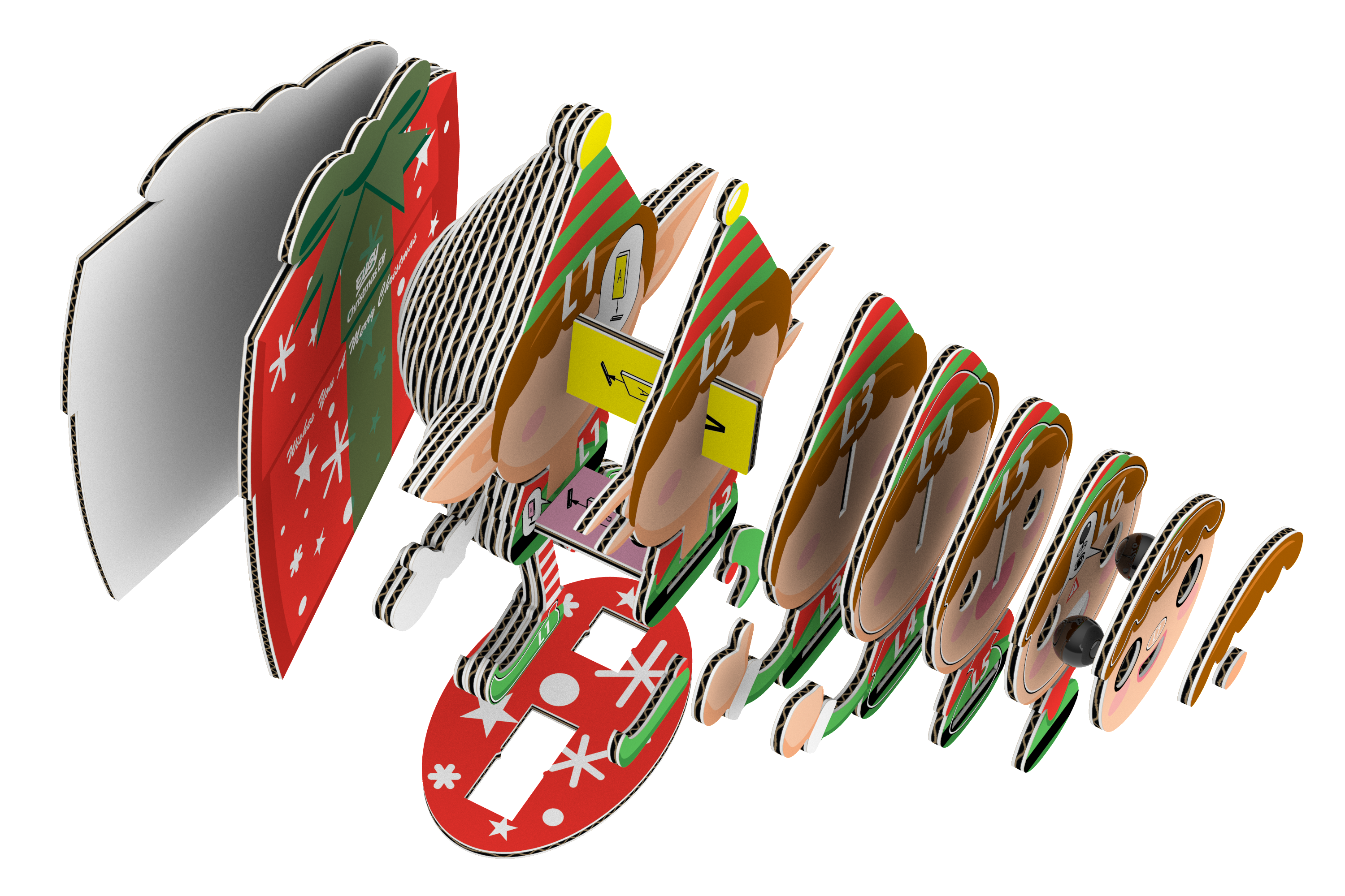 EUGY Christmas Elf 3D Puzzle | Eugy | Safari Ltd®