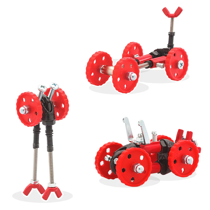 The Off Bits FORMULABIT Build-it-Yourself 3-in-1 Vehicle Kit - Red