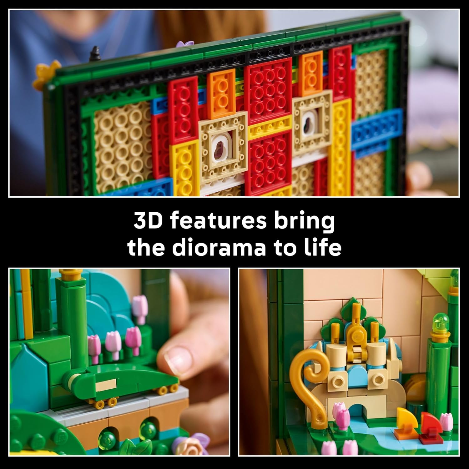 LEGO Wicked Emerald City Wall Art Building Set 75685