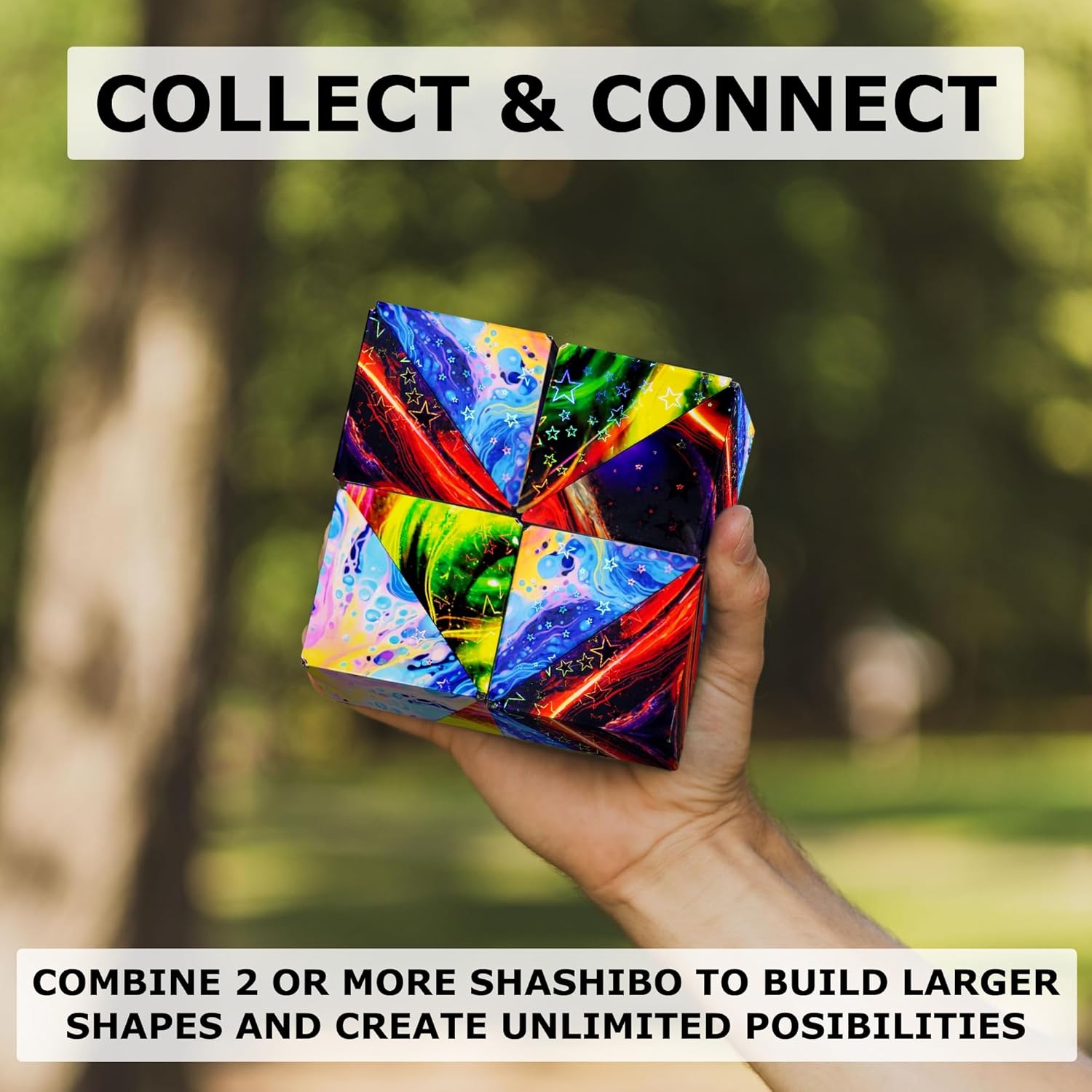 Shashibo Holographic Shape Shifting Box - Cosmos |  | Safari Ltd®
