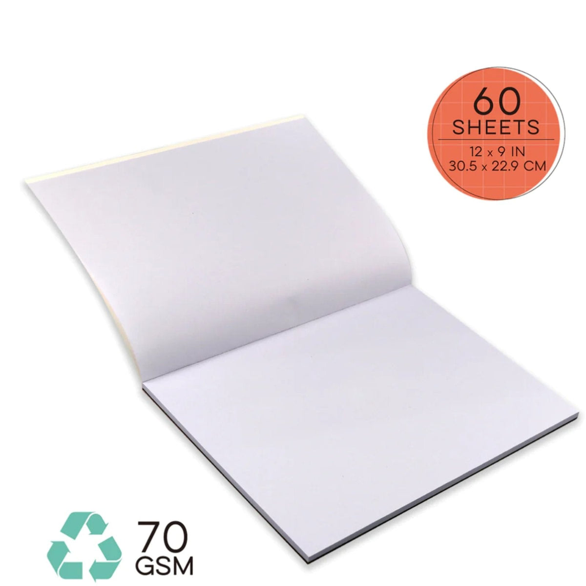 iHeartArt Jr Recycled Newsprint Scribble Pad
