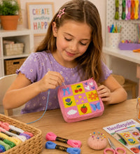 Checkered Needlepoint Bag Kit