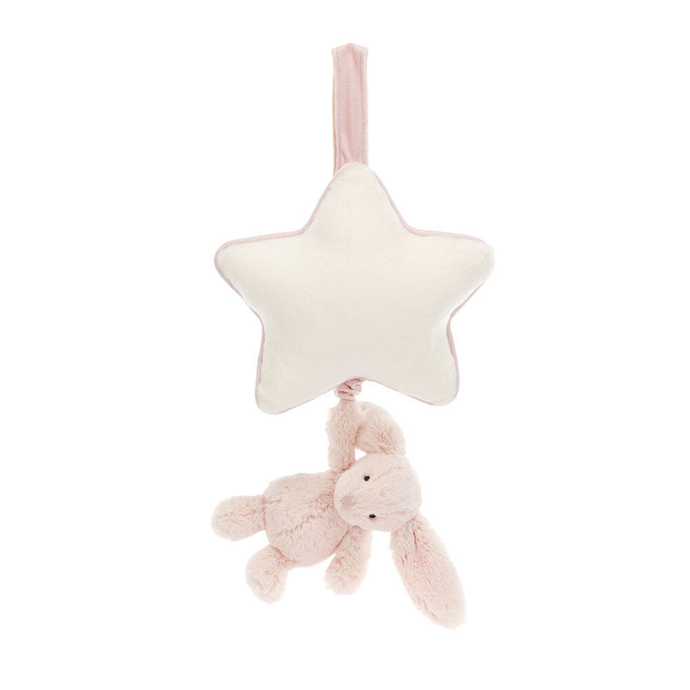 Jellycat Bashful Blush Bunny Musical Pull |  | Safari Ltd®