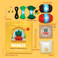Otis the Snake Plant - Woobles Beginner Crochet Amigurumi Kit