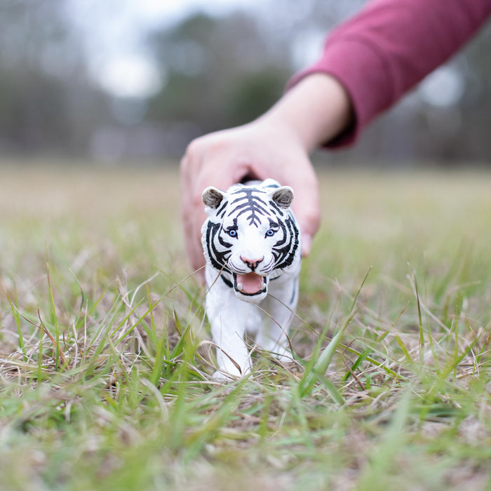 White Siberian Tiger Toy | Wildlife Animal Toys | Safari Ltd®