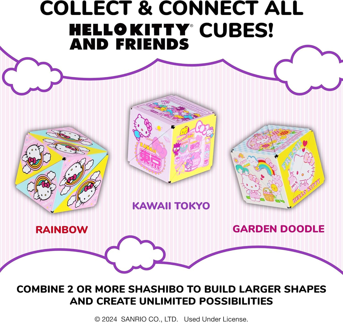 Shashibo Holographic Shape Shifting Box - Hello Kitty Series (Assorted) |  | Safari Ltd®