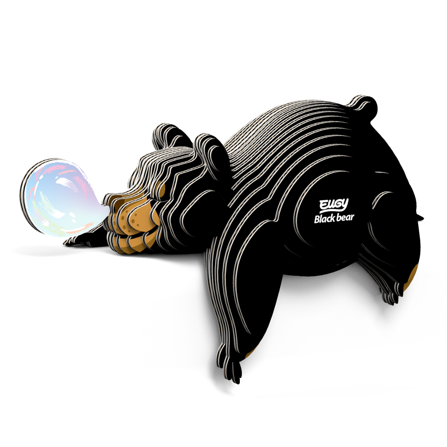 EUGY Black Bear 3D Puzzle | Eugy | Safari Ltd®