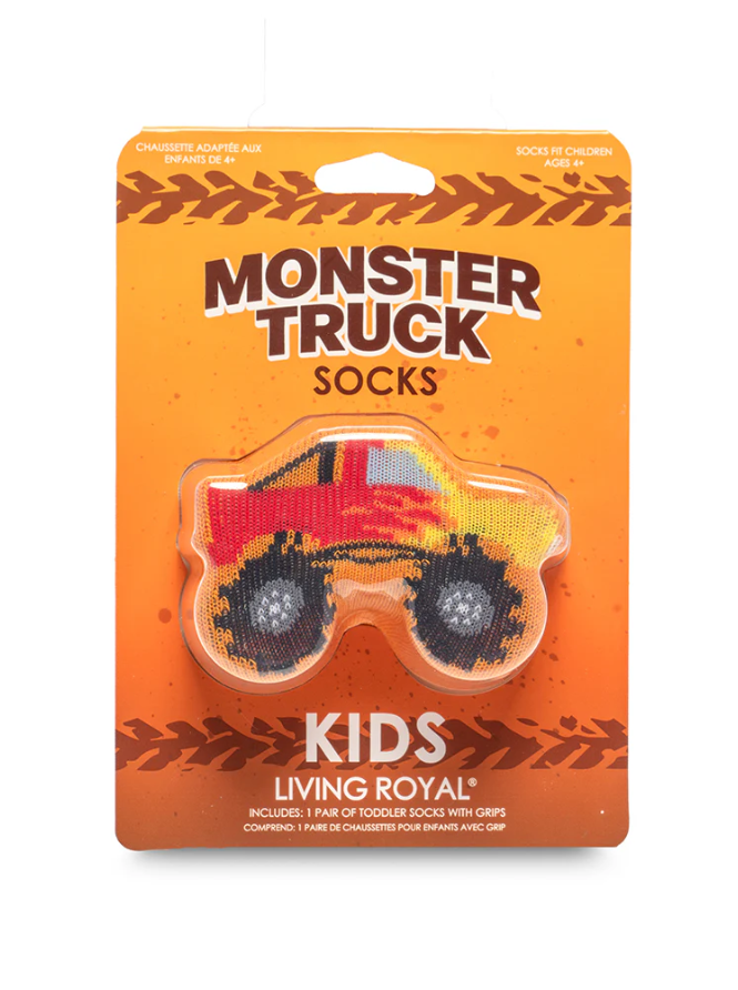 Living Royal Kids Monster Truck Socks in 3D Pack |  | Safari Ltd®
