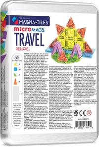 Magna-Tiles microMAGS 55 Pc Deluxe Travel Magnetic Building Set |  | Safari Ltd®