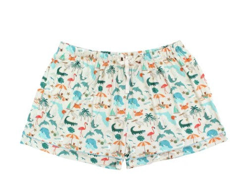 Explore Florida Souvenir Adult Bamboo Pajamas Women's Shorts 2X |  | Safari Ltd®
