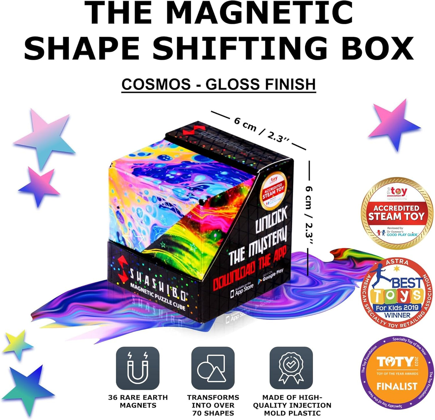 Shashibo Holographic Shape Shifting Box - Cosmos |  | Safari Ltd®