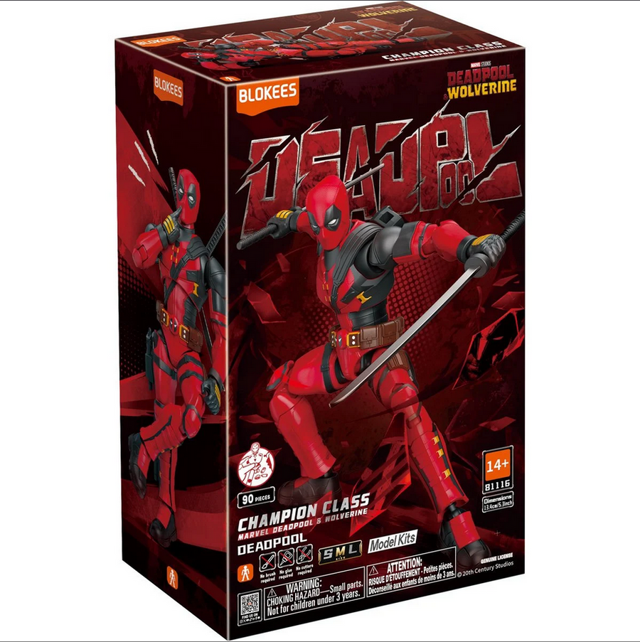 Blokees Marvel Cinematic Universe Champion Class Deadpool Figure Model Kit