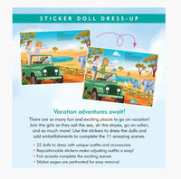 Vacation Sticker Doll Dress-Up Book |  | Safari Ltd®