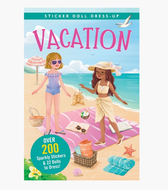 Vacation Sticker Doll Dress-Up Book |  | Safari Ltd®