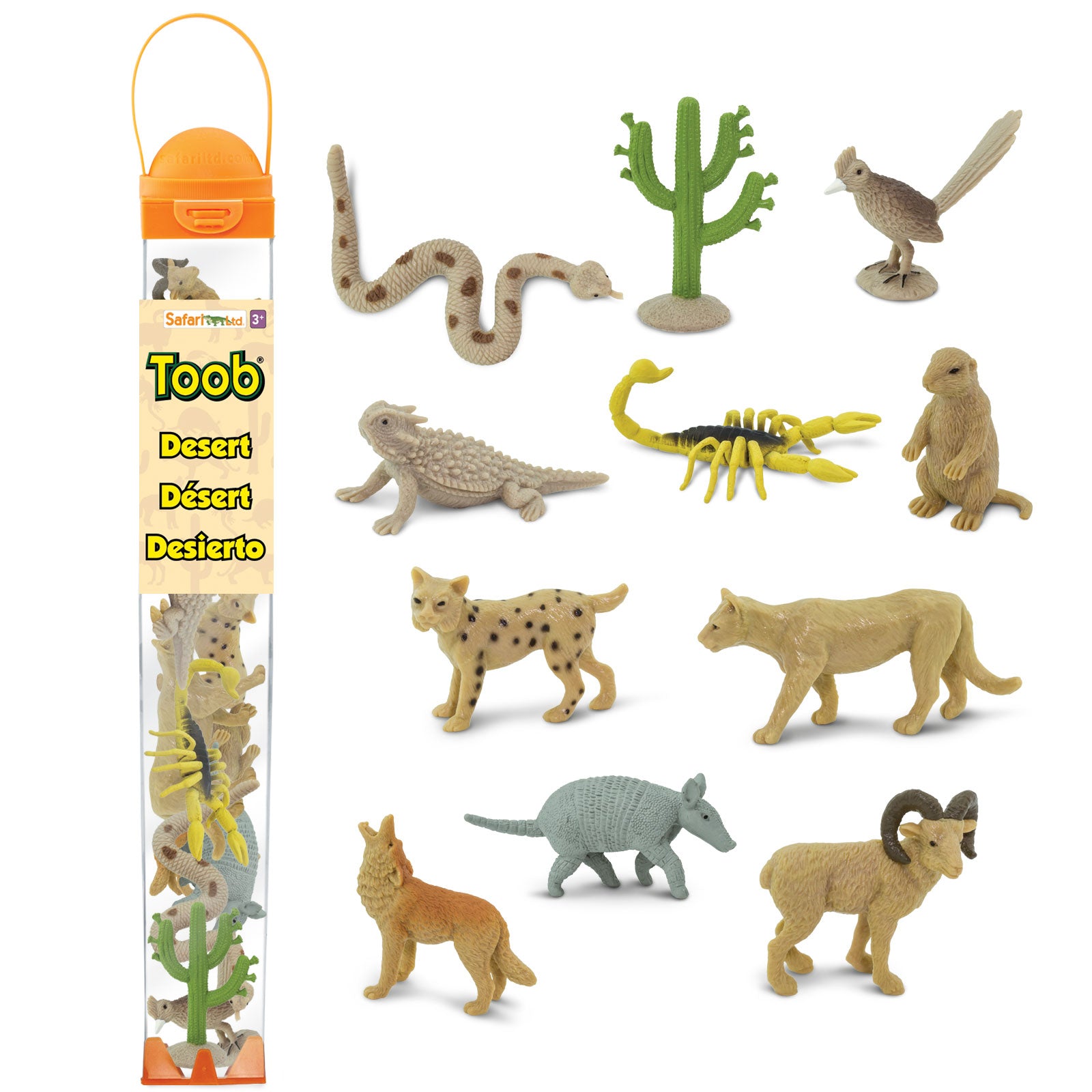 Desert TOOB® – 11 Desert Animal Figurines by Safari Ltd® | Safari Ltd®