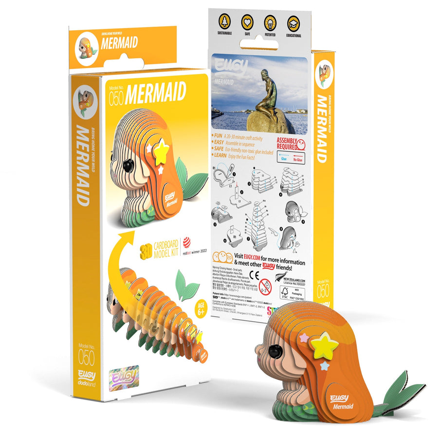 EUGY Mermaid 3D Puzzle | Eugy | Safari Ltd®