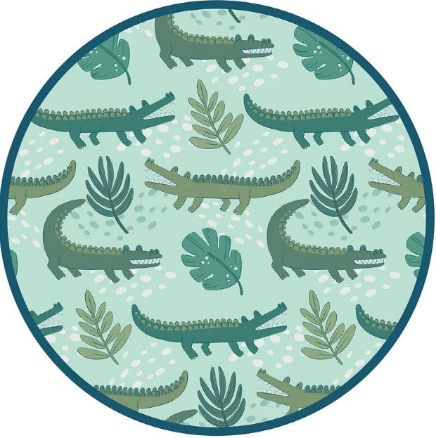 Later Gator Alligator Bamboo Convertible Pajamas Florida Baby Gift | 3-6M |  | Safari Ltd®