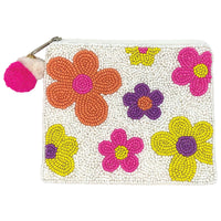 La Chic Designs Fun Flowers Coin Pouch